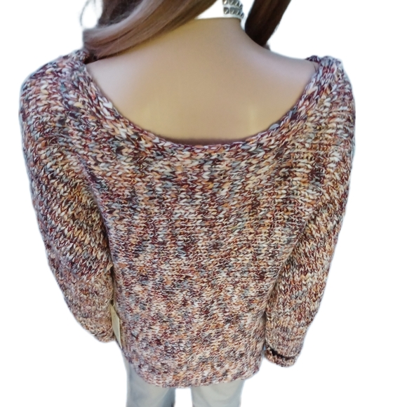 NEW!Elan L pullover boat neck knit sweater - Picture 6 of 10